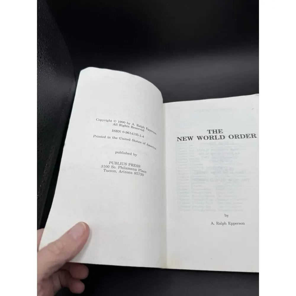 The New World Order by Epperson, Ralph - Secret Societies Illuminati 1990
